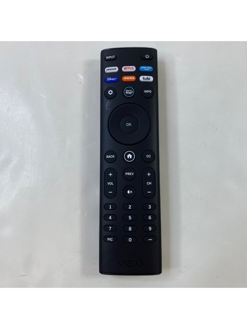 Vizio Smart TV Universal Remote Control With Streaming Apps